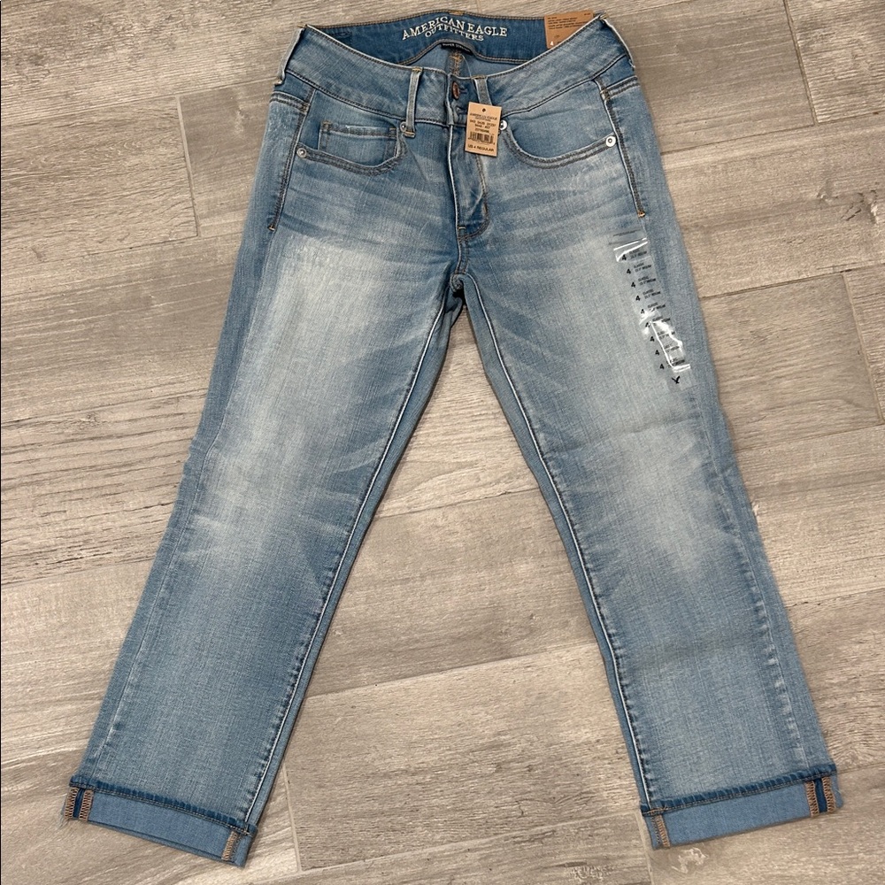 American Eagle Outfitters Light Blue Super Stretch Jeans